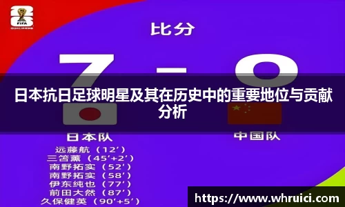 日本抗日足球明星及其在历史中的重要地位与贡献分析